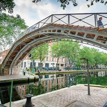 3 Pieces Canal Saint-martin Lejlighed *